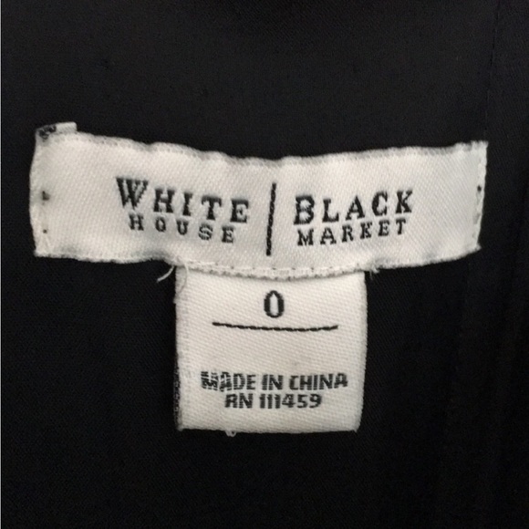 🌺WHBM Chiffon Strapless Dress 0🌺 - Picture 7 of 7